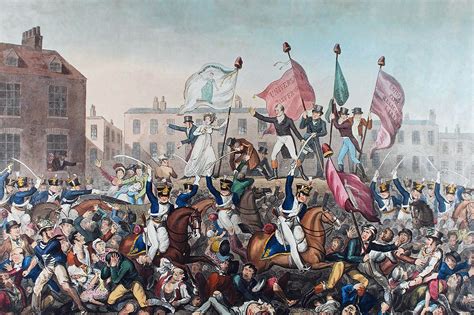 The Peterloo Massacre:  En ikonisk händelse i den brittiska arbetarrörelsen och ett mord på demokratiska ideal